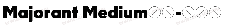 Majorant Medium字体字体转换